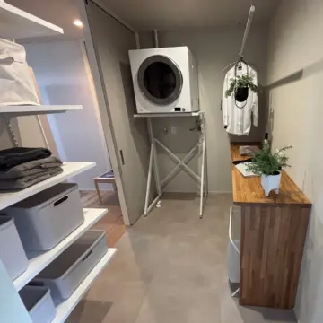 脱衣室カウンター
